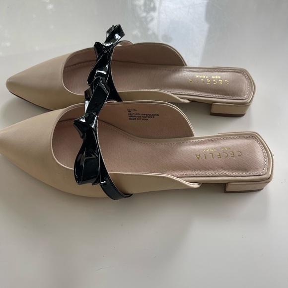 Cecilia New York Bethel Leather Bow Flat - 7 - Picture 4 of 6